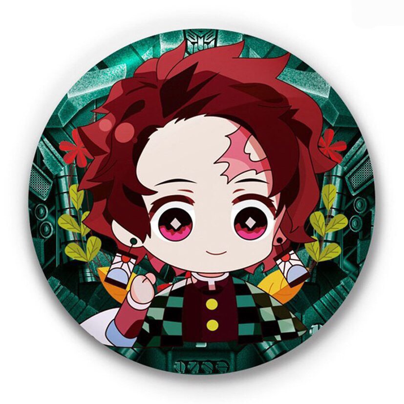 Set 9 huy hiệu Kimetsu no Yaiba Thanh gươm diệt quỷ