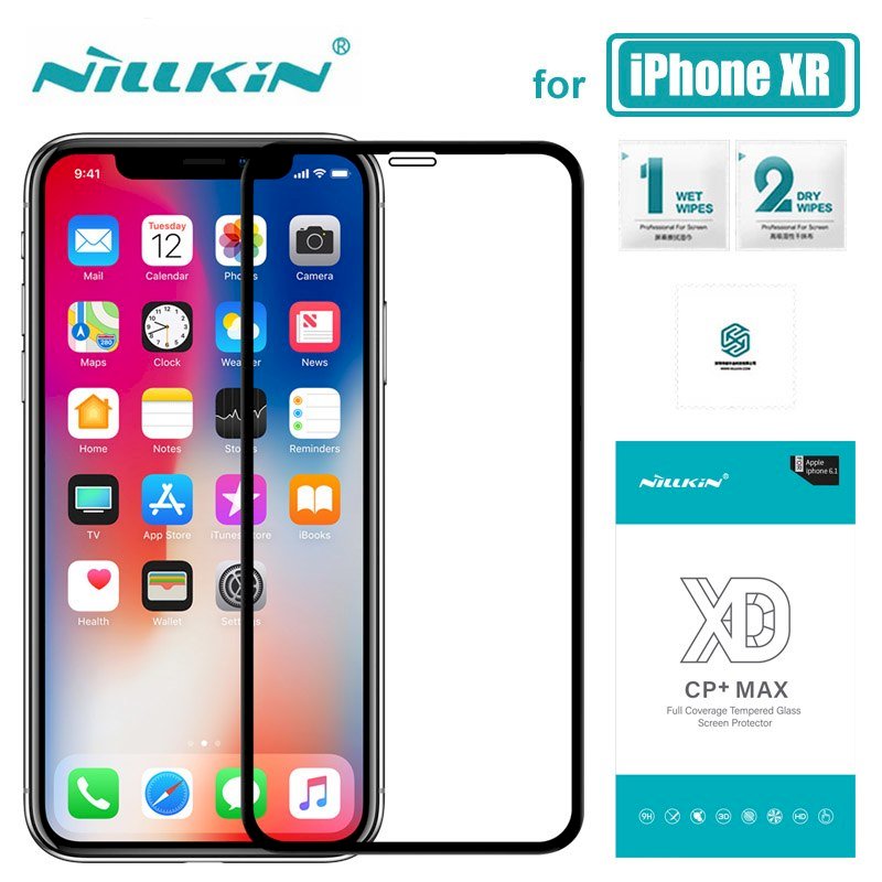 Miếng dán kính cường lực iPhone XR Nillkin CP Max full màn hình vô cực - Hàng chính hãng