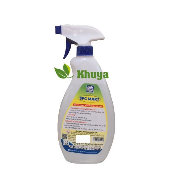 Dung dịch trừ bệnh cây SPC Saizole 5SC chai 650ml Phòng trừ Nấm Bệnh Hoa Kiểng