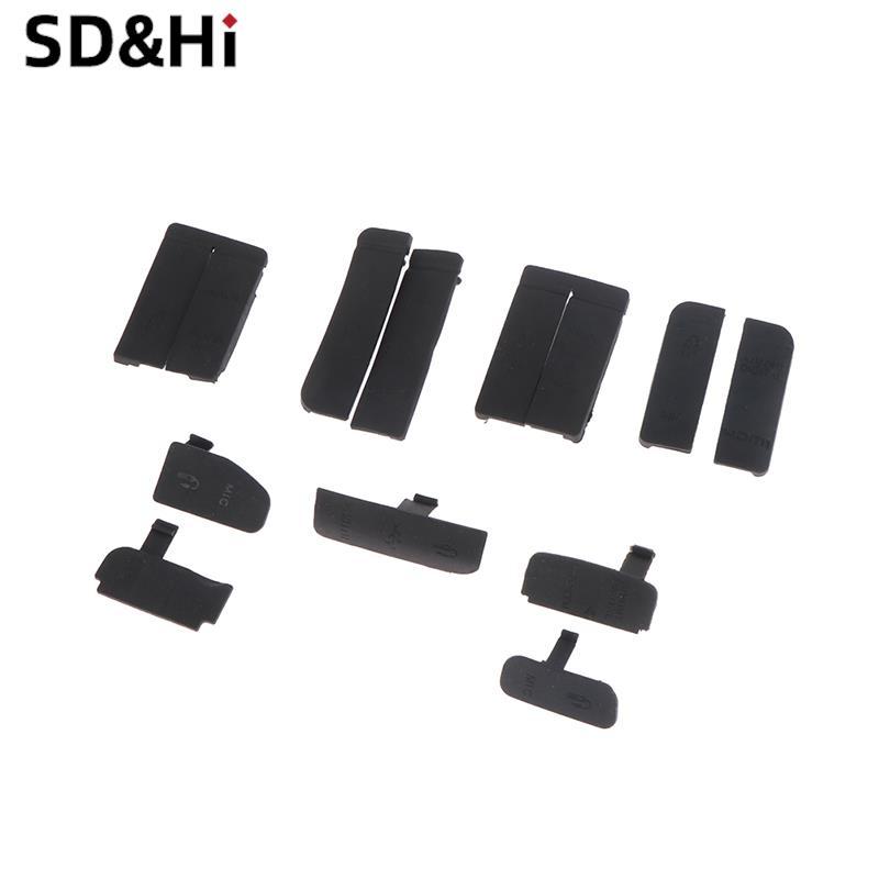 1 Cao Su Cửa Nắp Đáy Cho Canon EO600D 40D 1100D 5D 70D 6D 7D USB Phụ Kiện Máy Ảnh