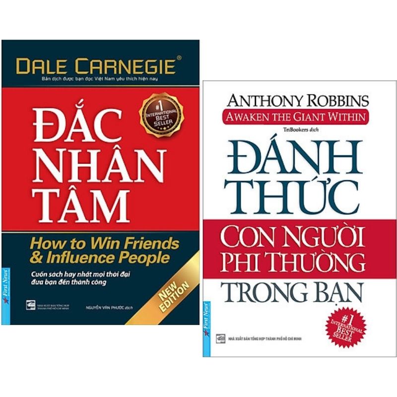 Combo Đắc Nhân Tâm - Đánh Thức Con Người Phi Thường Trong Bạn (Tái Bản)