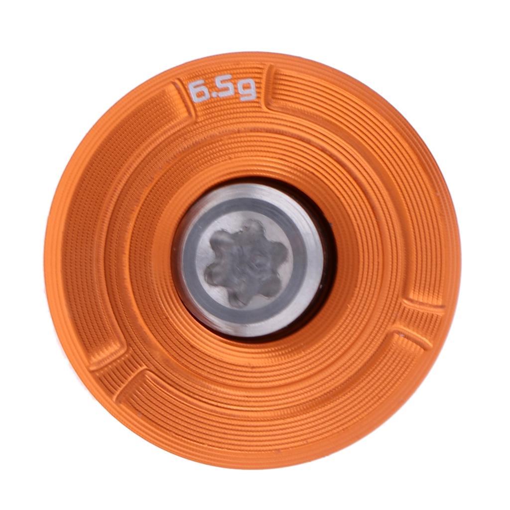 2Pcs Golf Weight Screw, Orange, 6.5g and 12g, 7 Driver Head Clubs, Golf Club accessories