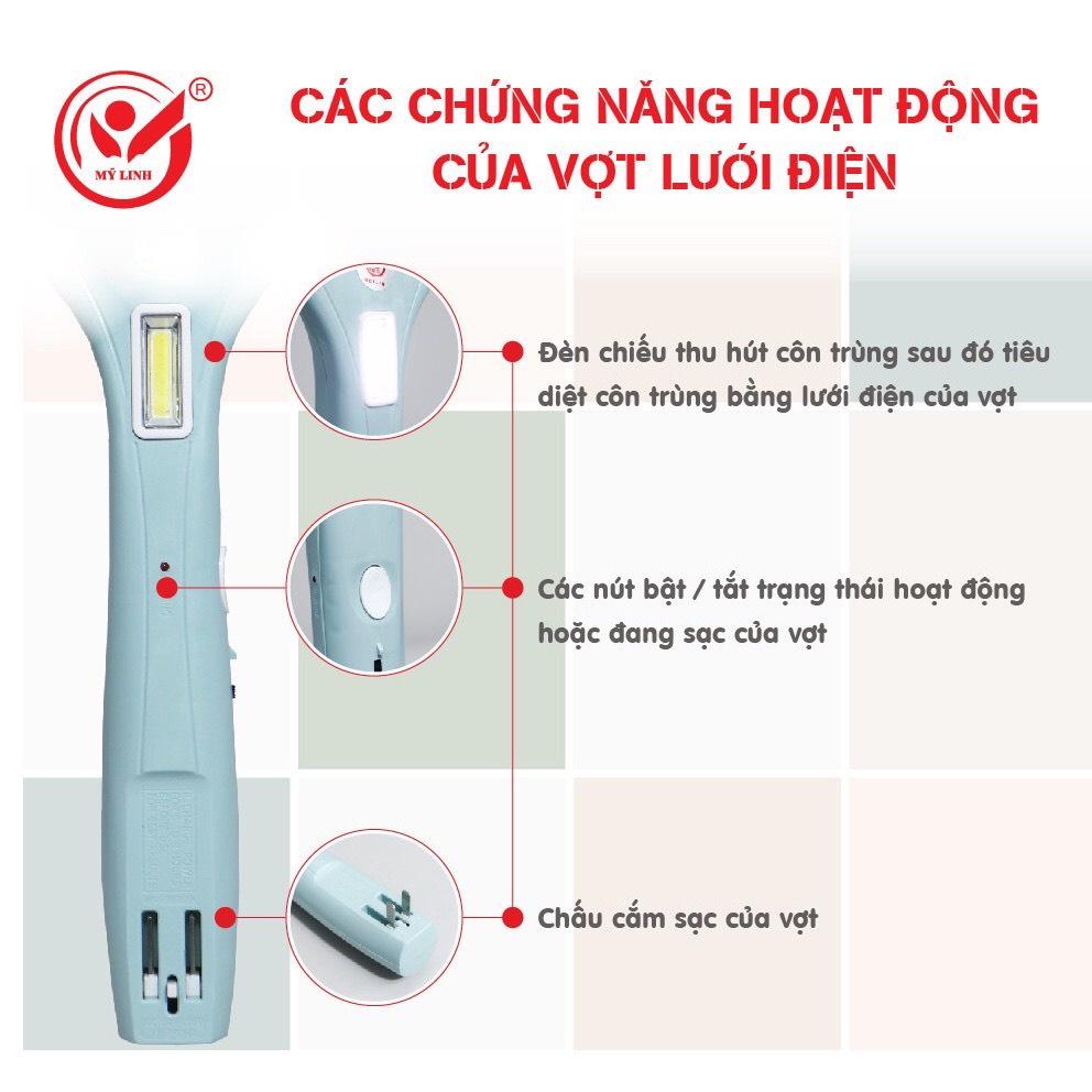 Vợt bắt muỗi điện tử  nhanh ,hiệu quả ,và an toàn cho người sử dụng