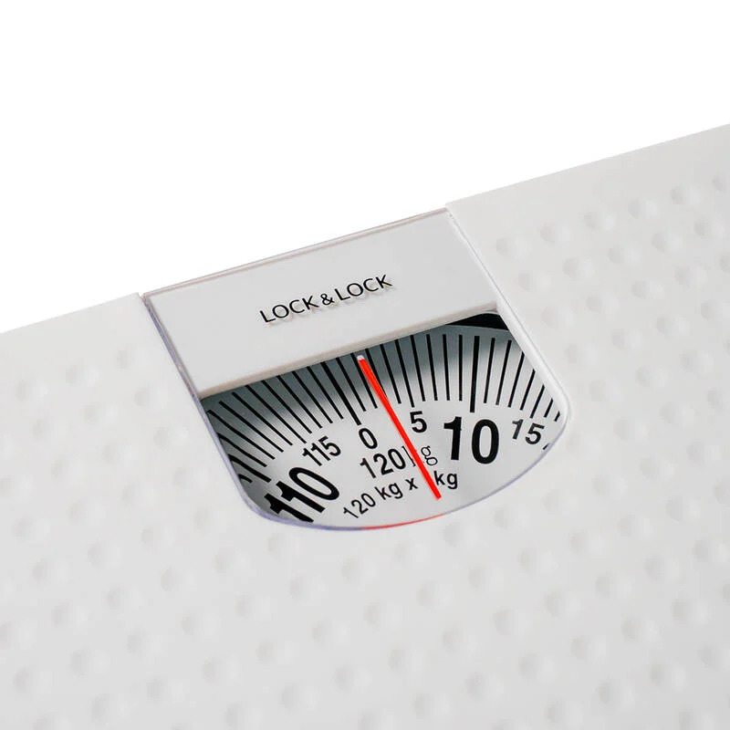 Cân Sức Khỏe LocknLock Dùng Trong Gia Đình ENC536WHT - 120Kg - Màu Trắng - Hàng Chính Hãng - JoyMall