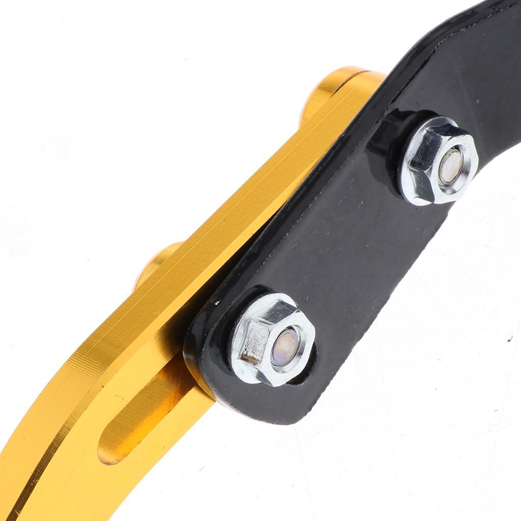 CNC Alloy Folding Gear Shift Shifter Lever for Motorcycle Golden+Silver