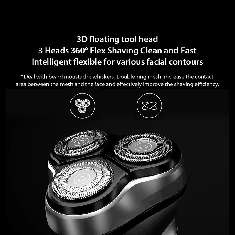 Máy Cạo Râu Điện Xiaomi Youpin 3D Enchen BlackStone Có Thể Sạc - Đen