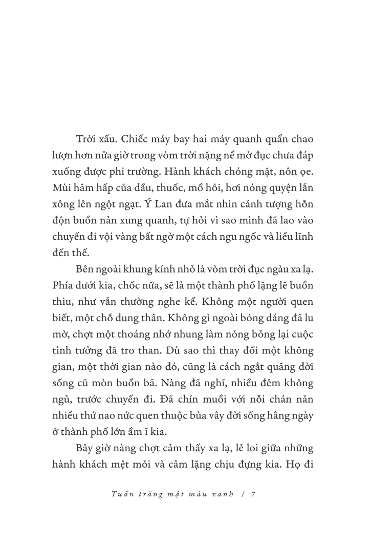 Sách Tuần Trăng Mật Màu Xanh