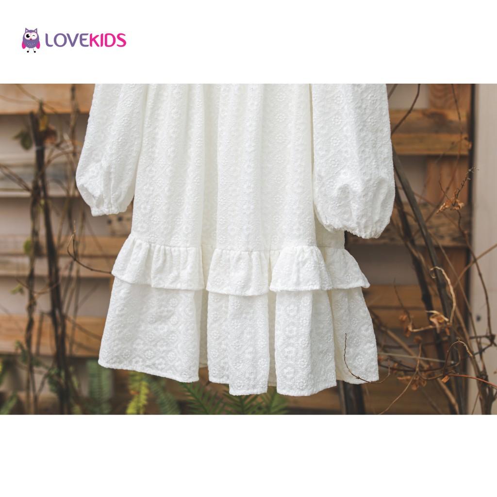 Váy babydoll đuôi cá phối tầng cách điệu - Lovekids