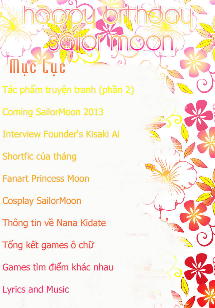 tạp chí thủy thủy mặt trăng chapter 2 2