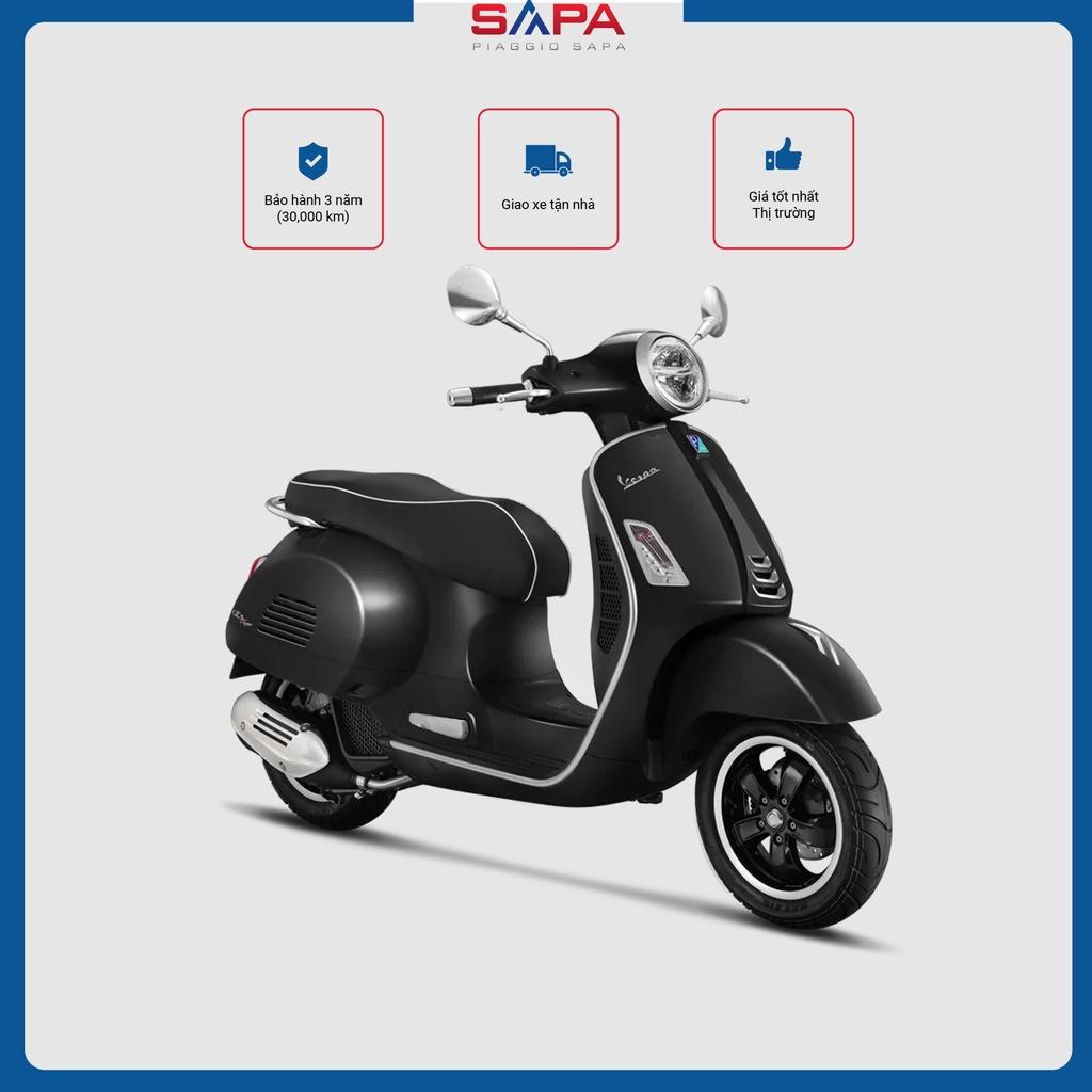 Xe Tay Ga Vespa GTS 125 LED Màu Đen Black Vulcano