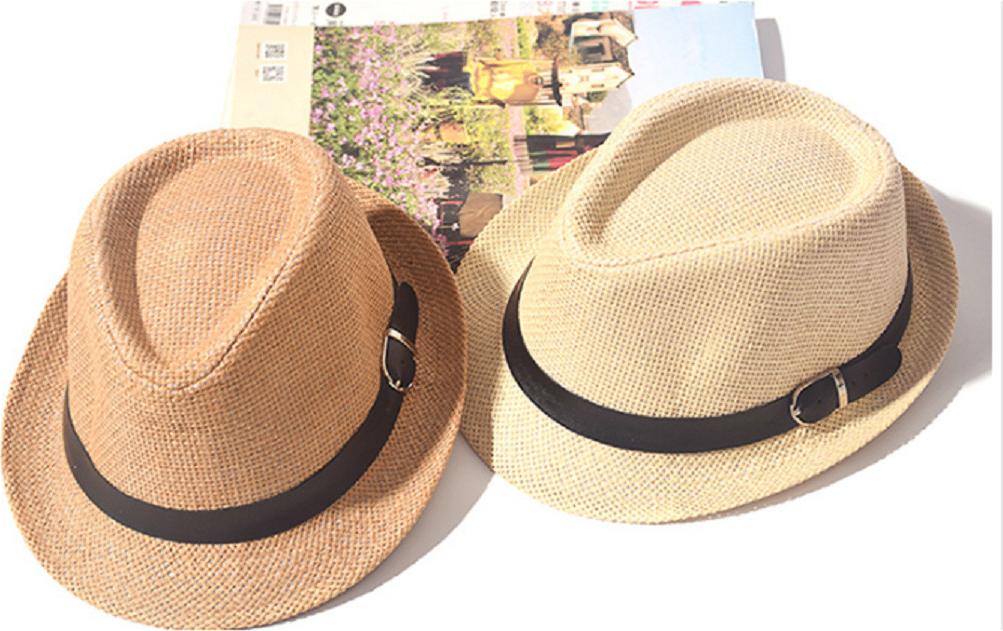 Mũ phớt cói cho nam thời trang Nón cói nam vành nhỏ