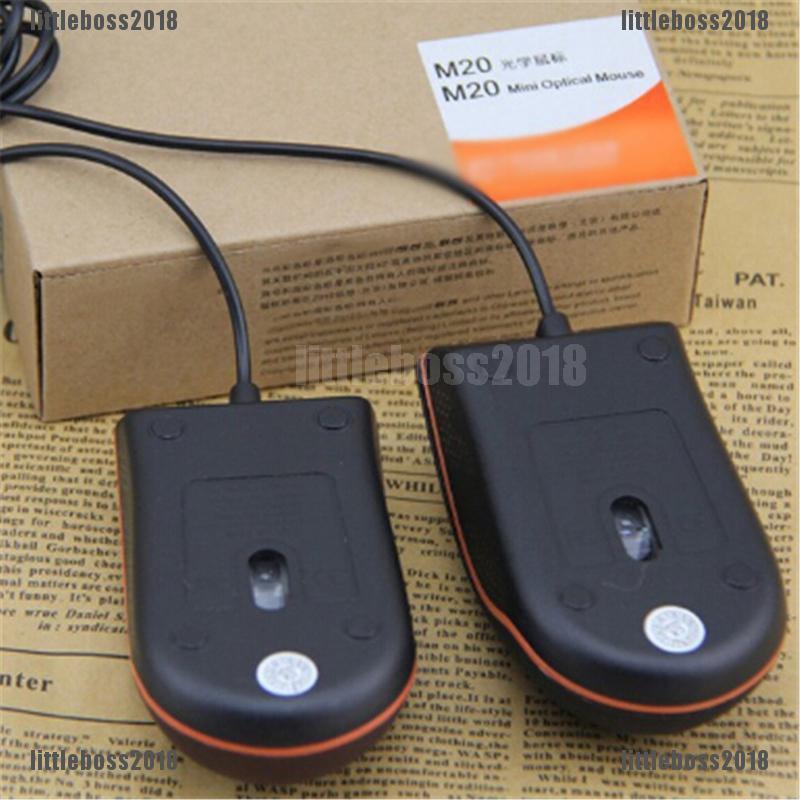 Chuột mini M20 Có Dây Với ĐầU CắM USB 2.0 Cho PC