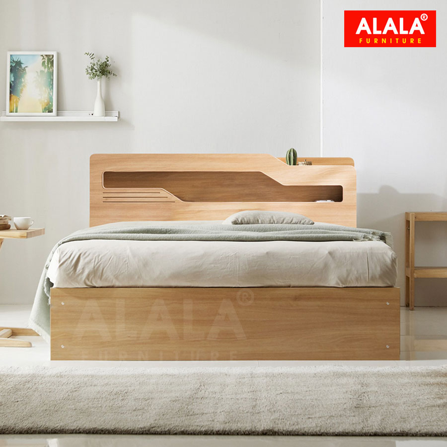 Giường ngủ ALALA1209 + 3 hộc kéo / Miễn phí vận chuyển và lắp đặt/ Đổi trả 30 ngày/ Sản phẩm được bảo hành 5 năm từ thương hiệu ALALA/ Chịu lực 700kg