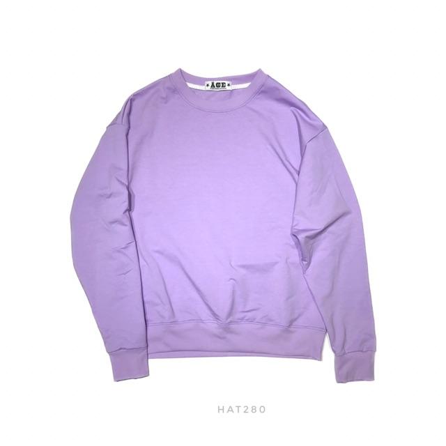 Áo nỉ cotton chui đầu, không mũ/ sweater trơn