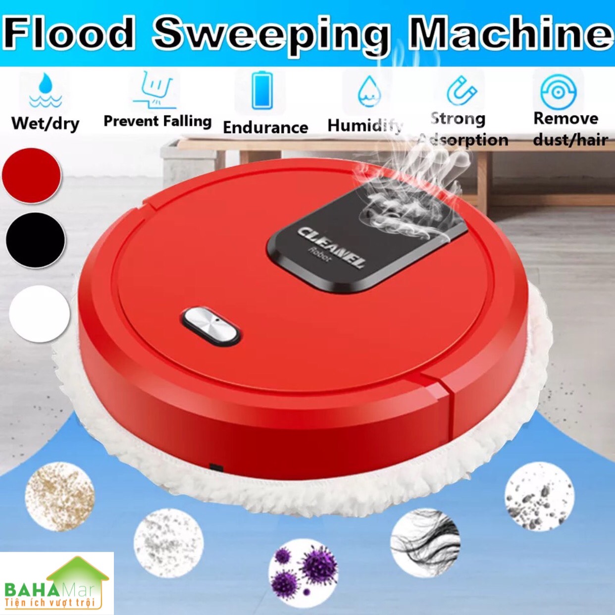 ROBOT THÔNG MINH ĐA NĂNG TỰ ĐỘNG 3 TRONG 1 "BAHAMAR"