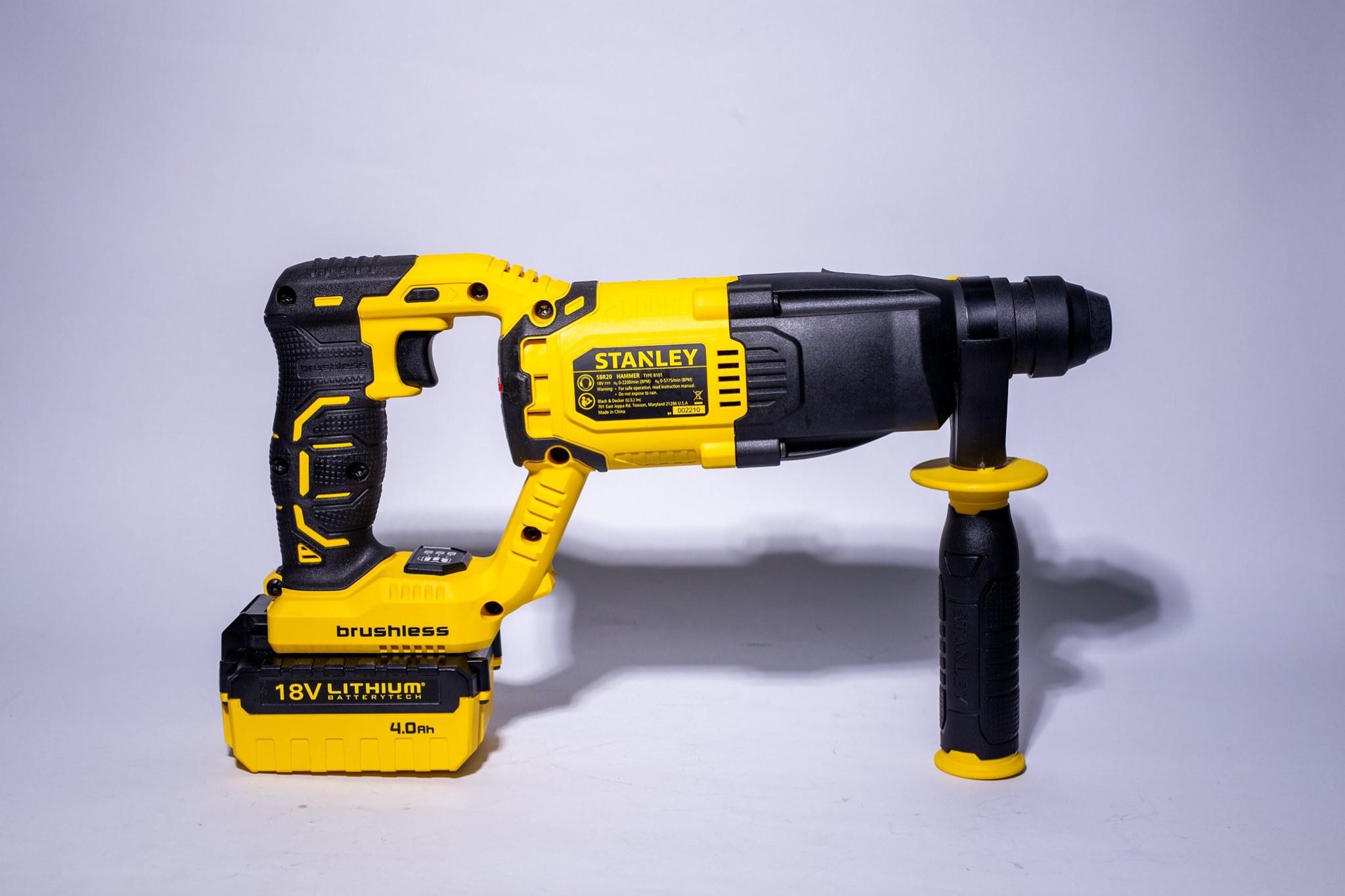 MÁY KHOAN CẦM TAY 18V/BL-3 CHỨC NĂNG 26MM STANLEY SBR20N- HÀNG CHÍNH HÃNG