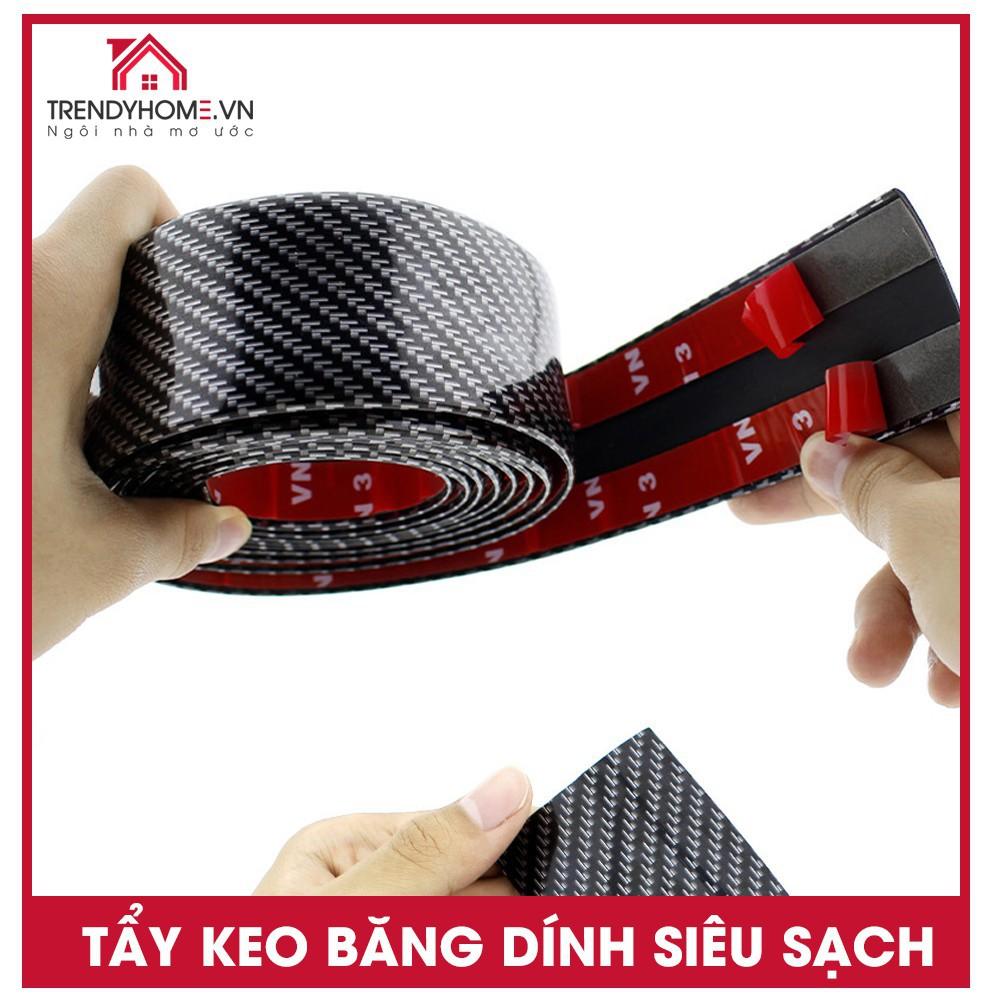 Nẹp carbon chống xước, nẹp nhựa trang trí vân carbon