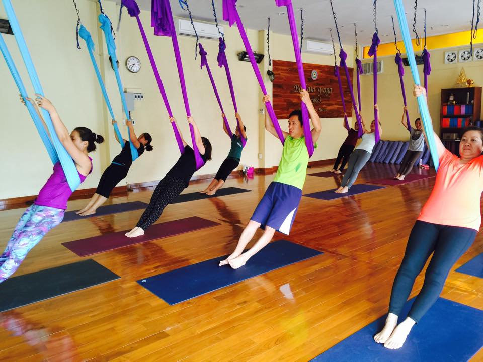 Võng tập Yoga cao cấp vải lụa Elite Sport