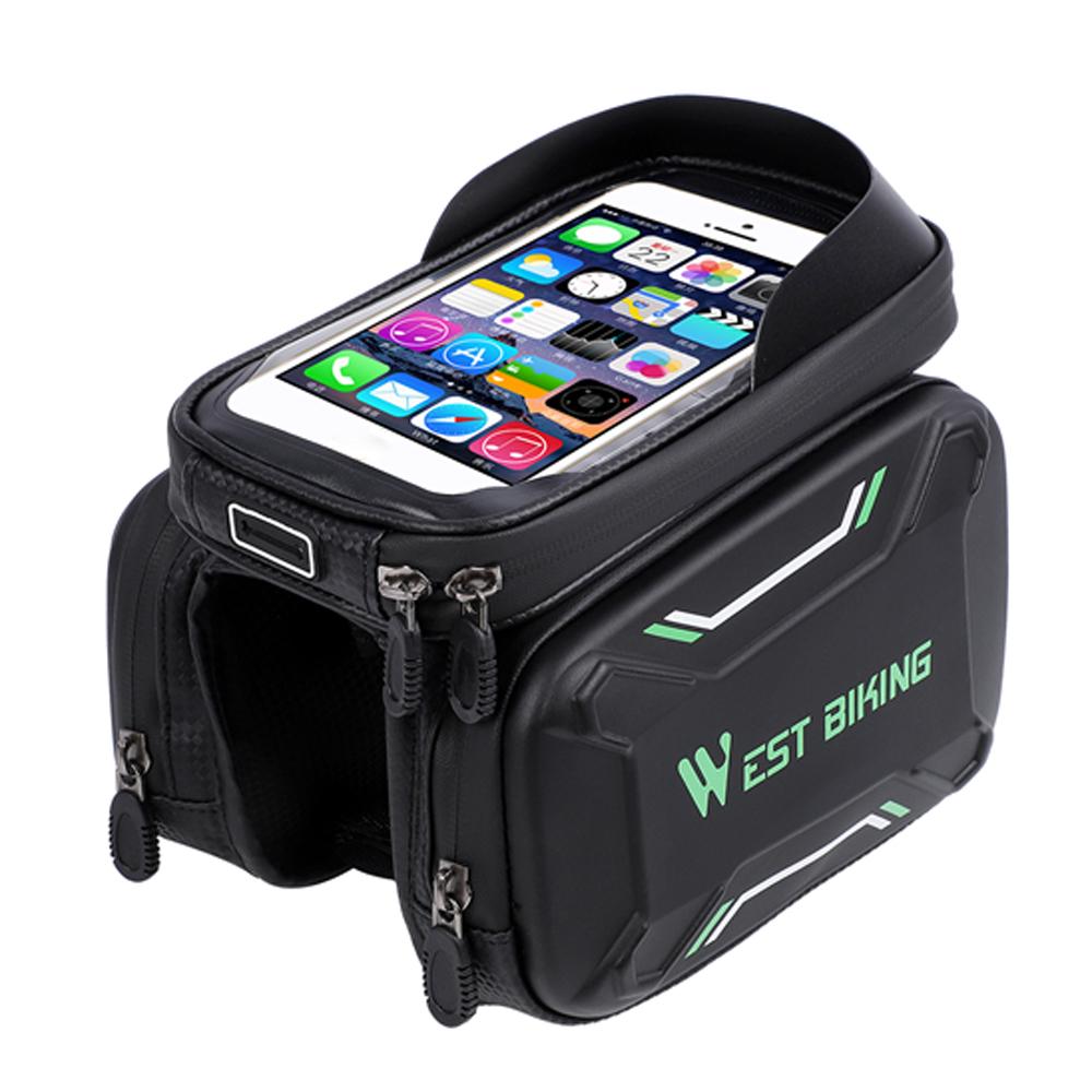 Túi xe đạp Khung trước Chất lượng cao WEST BIKING với thiết kế Màn hình chống thấm nước