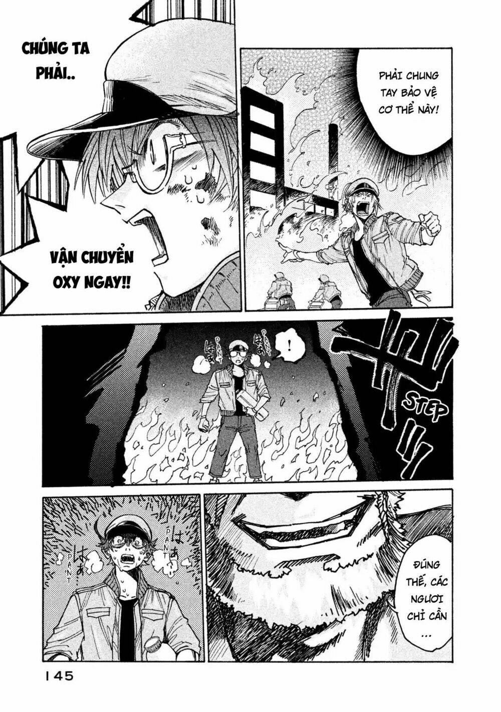 biệt đội tế bào black - hataraku saibou black chapter 5 18