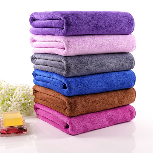 Khăn siêu thấm chuyên dụng cho tiệm tóc 34 x 75 giao mẫu ngẫu nhiên