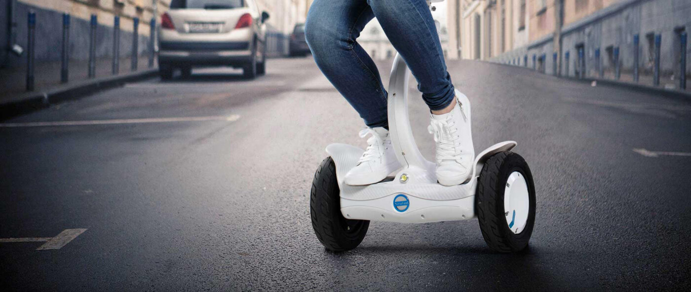 Xe điện cân bằng mẫu mới Homesheel Airwheel S8 USA - Hàng chính hãng - Màu đen