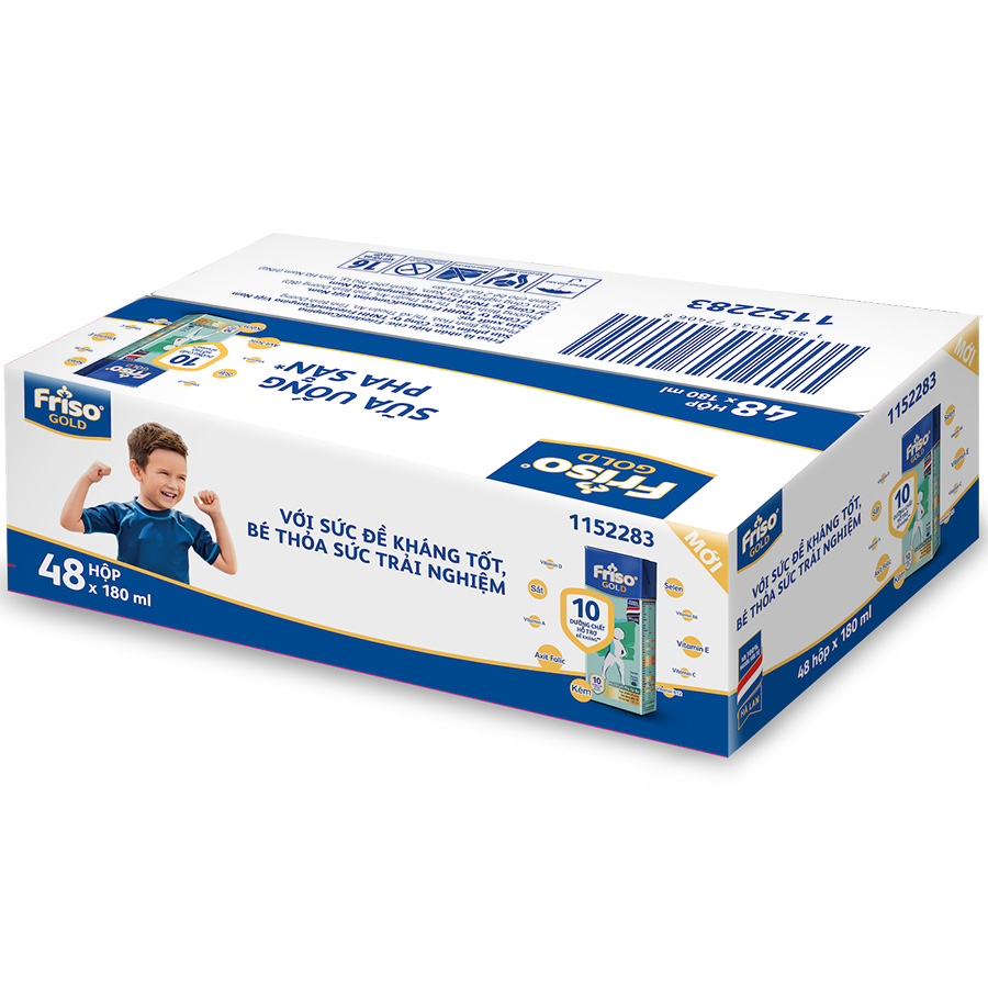Thùng 48 Hộp Sữa Bột Pha Sẵn Friso Gold Rtd Vani