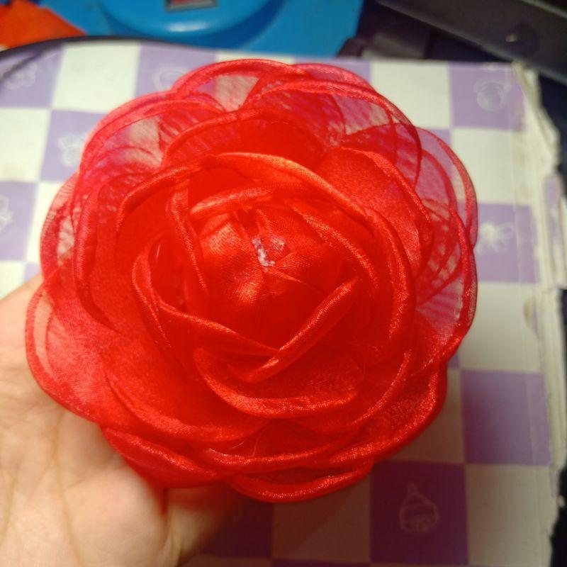 Hoa cài áo vải ren 3D HoaR1