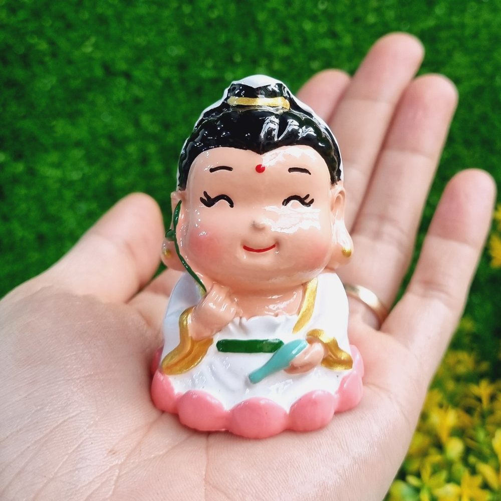 Tượng chibi Quan Âm Bồ Tát 6cm