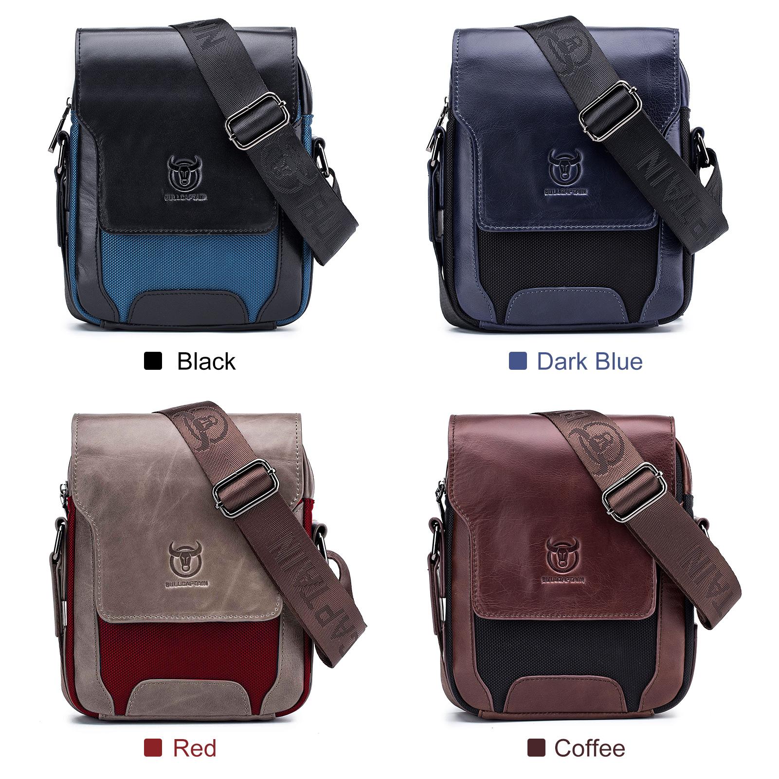 Túi Da Đeo Chéo Nam Sành Điệu Nằm Dọc Dành Cho Dân Công Sở Bullcaptain
