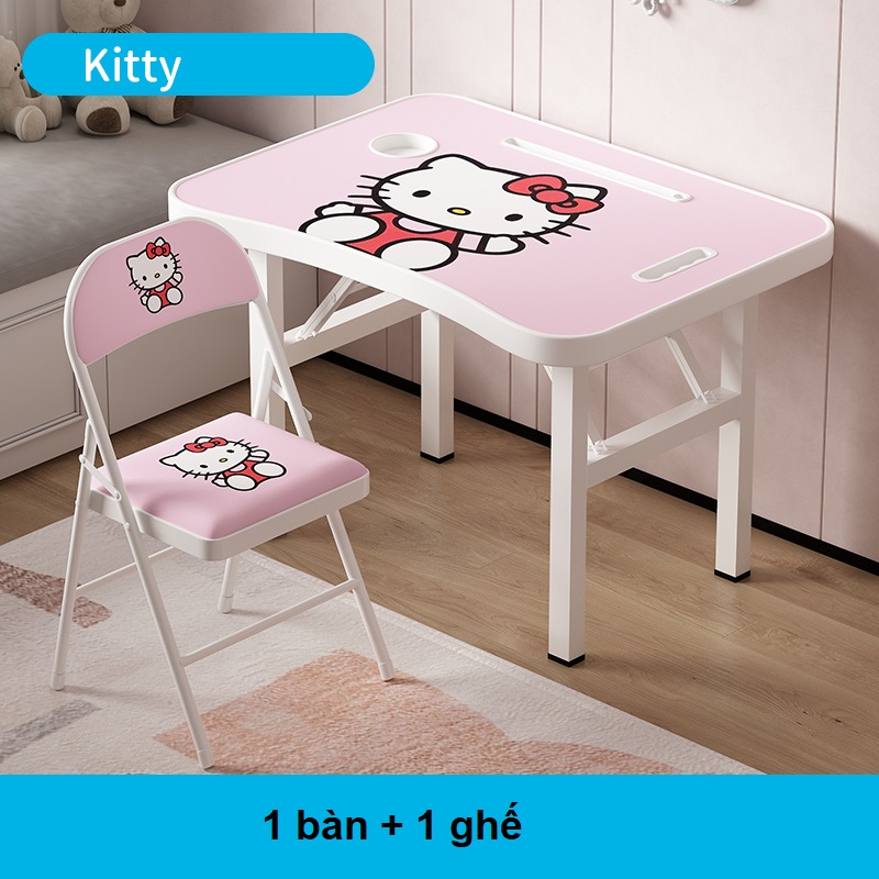 Bộ bàn học gấp gọn đa năng cho bé 40x60cm