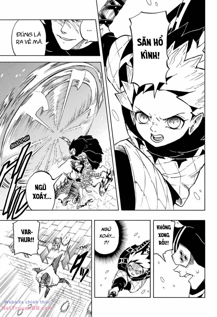 gill: "không ai có thể đánh bại ta khi ta dùng rìu!" chapter 18 13