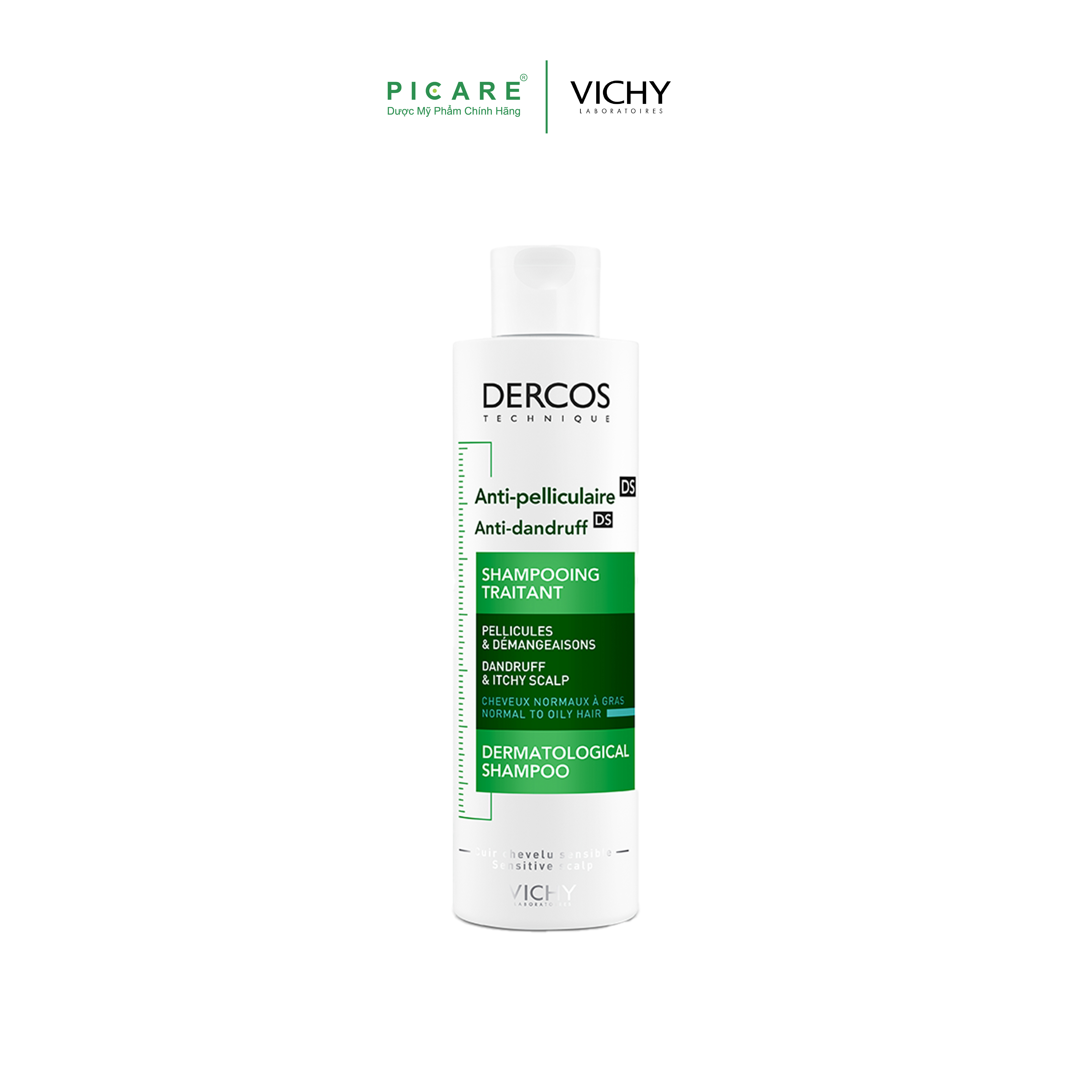 DẦU GỘI CHO TÓC DẦU DERCOS OIL CONTROL VICHY 200ml