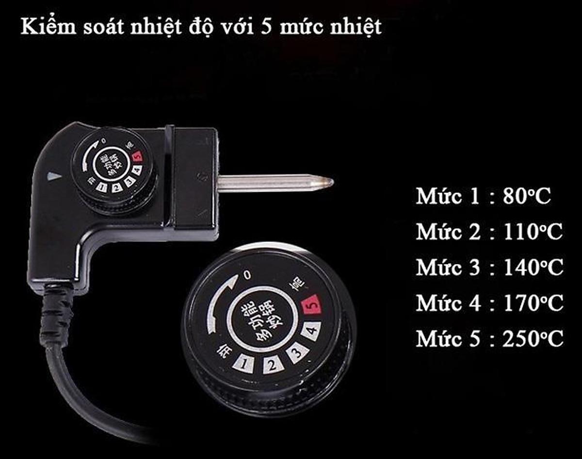 Nồi Lẩu Điện Đa Năng 2 Ngăn Chống Dính 5L 1000W - Hàng Chính Hãng
