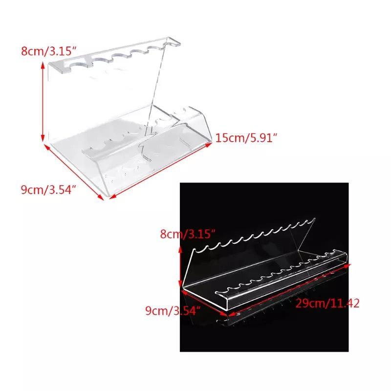 Kệ mica đựng bút viết, trưng bày sản phẩm - 2mm