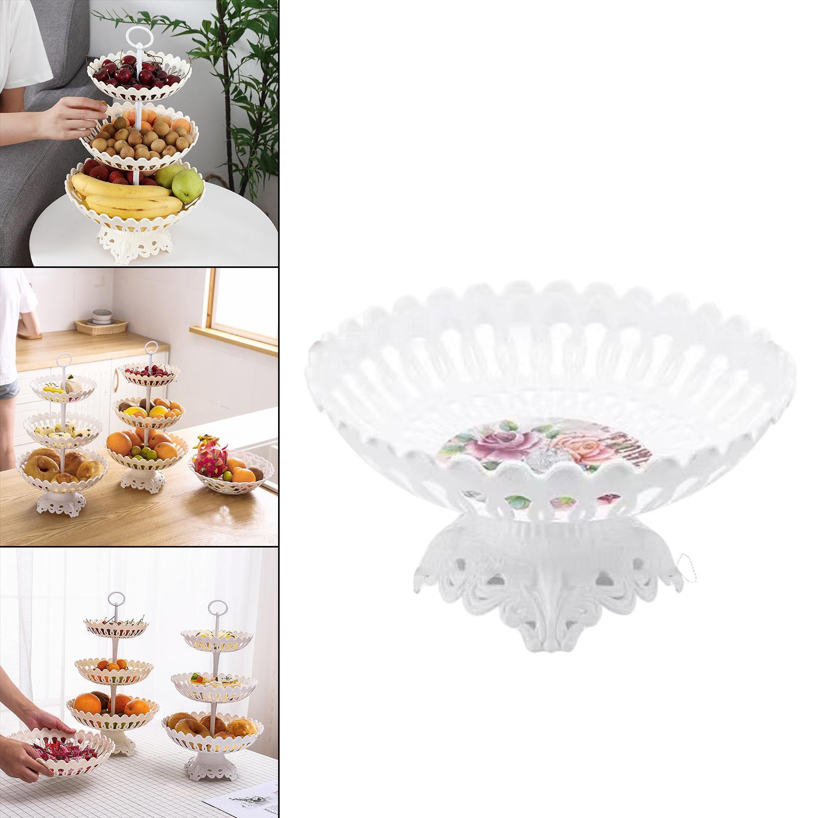 Fruit Plate Cookie Tray Dried Fruit Basket for Wedding Home Decor