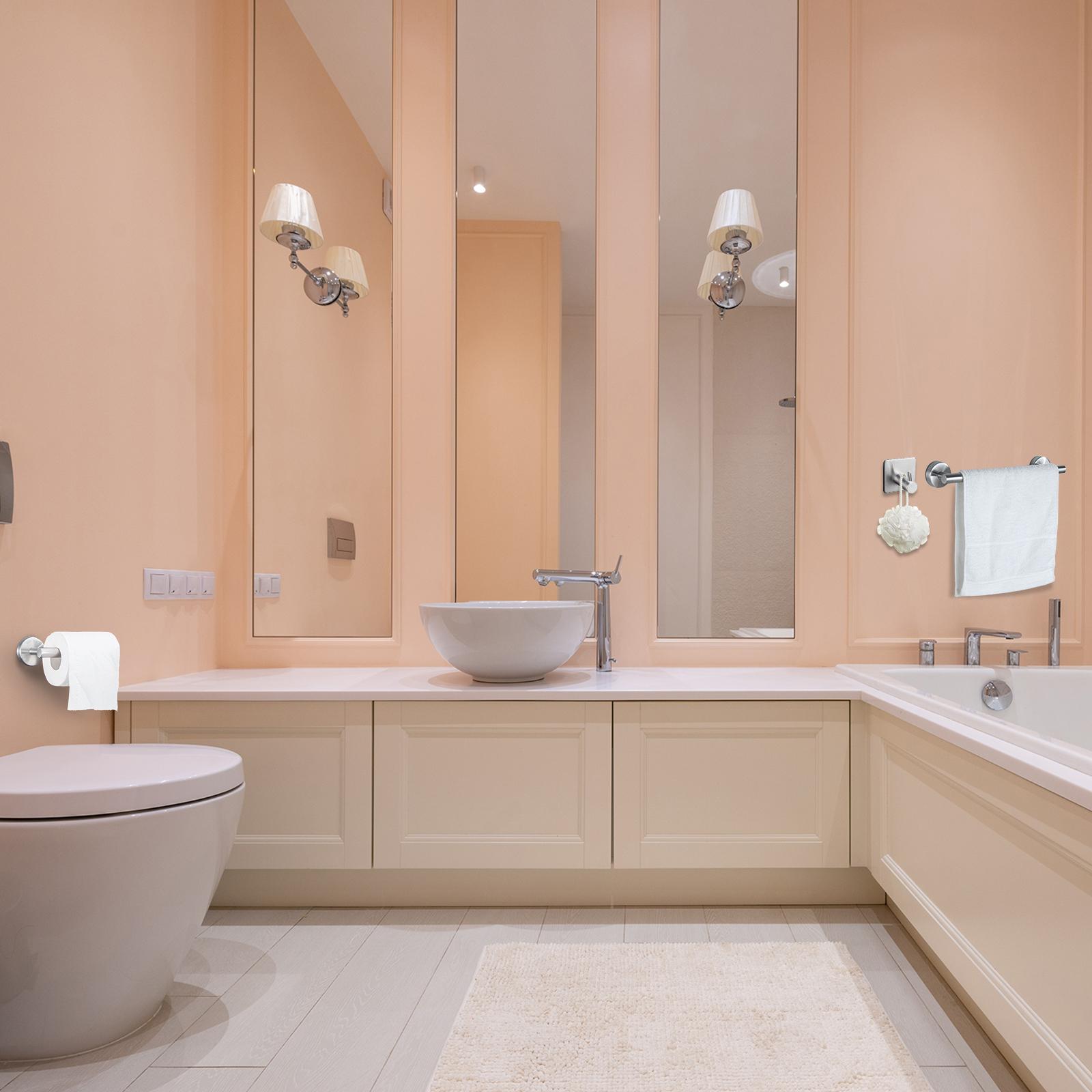 Thanh Treo Nhà Tắm Khoan Tường Thép Không Gỉ