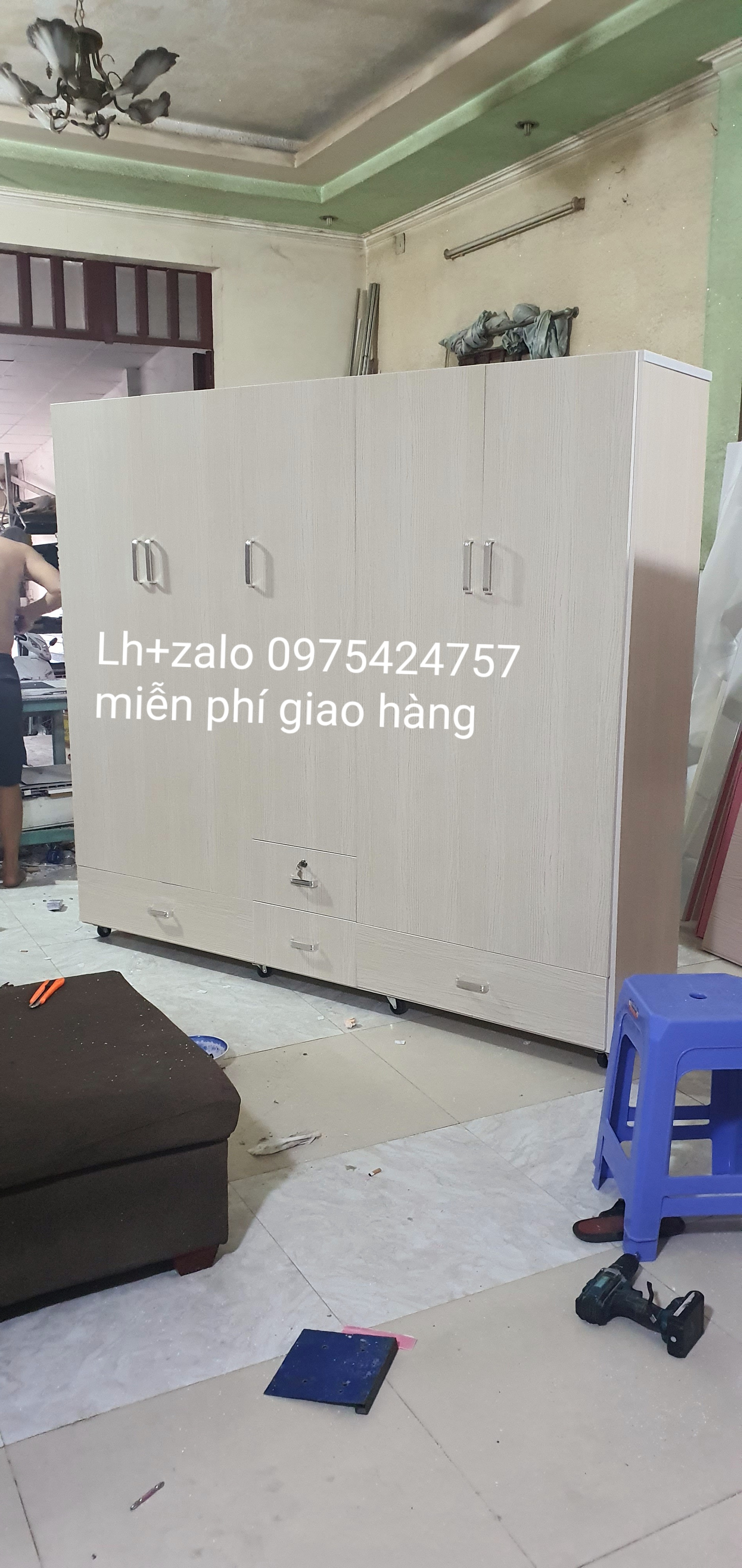 Tủ nhựa đài loan 5 cánh