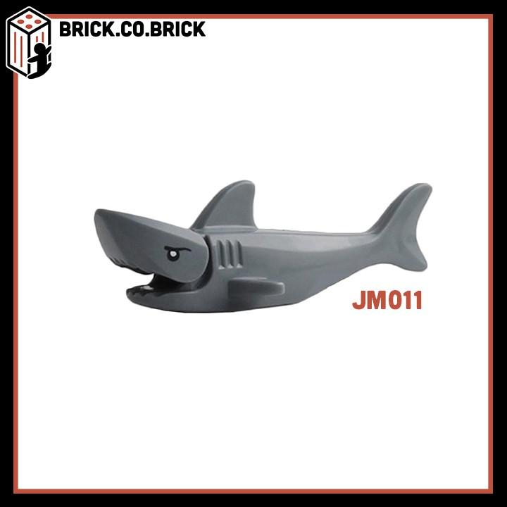 Lắp ráp Mô hình Động vật Thú vật Biển cả Đại dương Cá mập Baby Shark Animals JM011