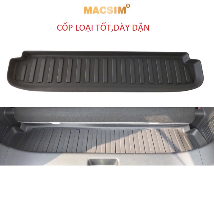 Thảm sd3 lót cốp Vinfast VF3 Nhãn hiệu Macsim chất liệu nhựa TPE cao cấp màu đen