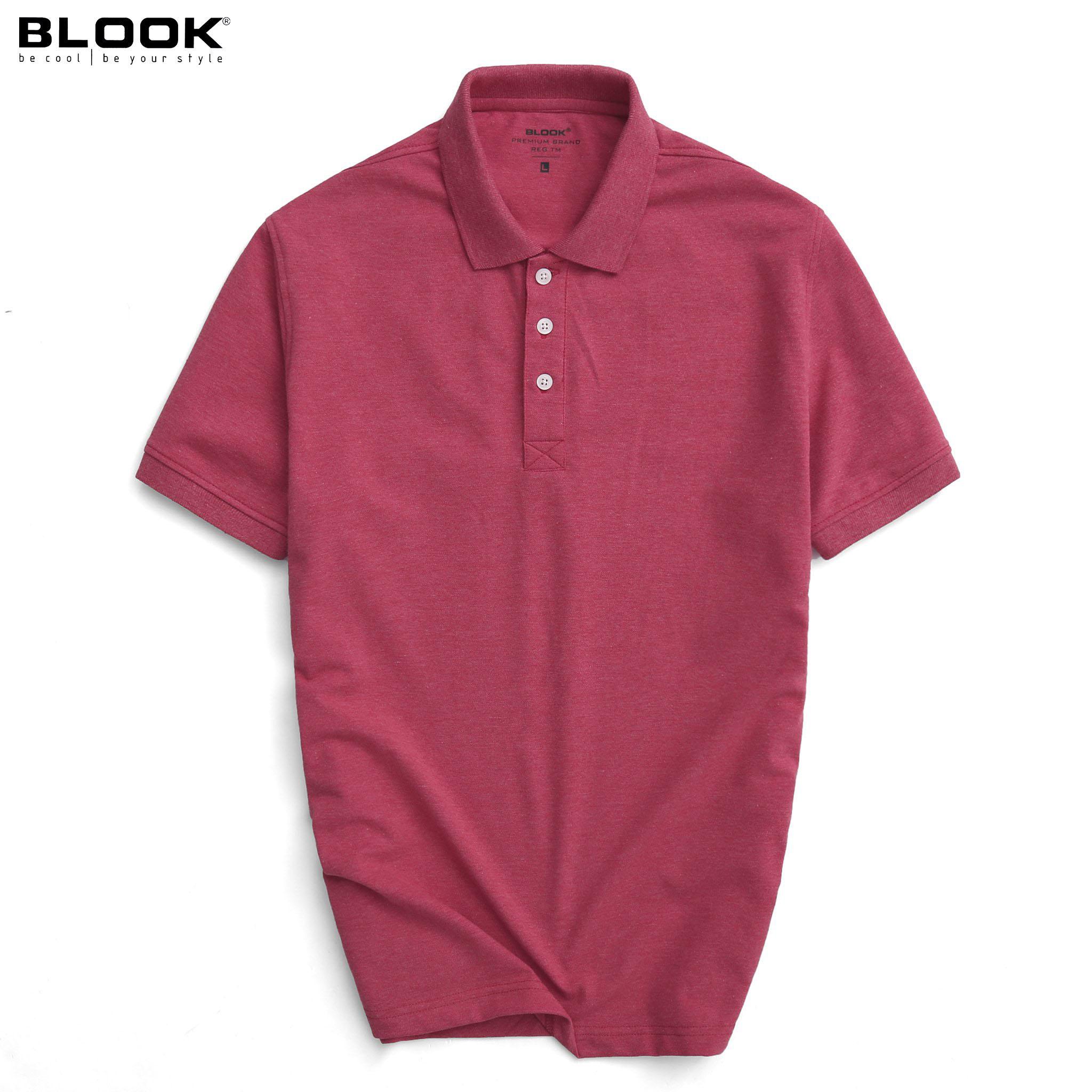 Áo Polo nam BLOOK màu mới, vải Cotton cvc chiều dày dặn, co giãn 35680