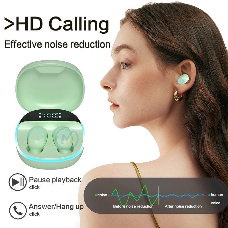 2022 Tai nghe không dây M13 TWS mới, chống nước, với màn hình LED nguồn,Bluetooth 5.0,với micrô