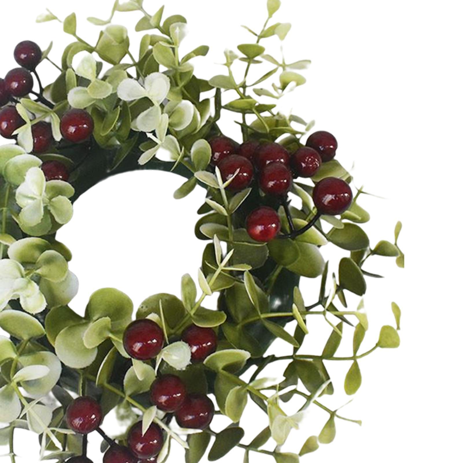 Candle Rings Wreaths Tabletop Centerpieces for Hanging Wedding Decorative