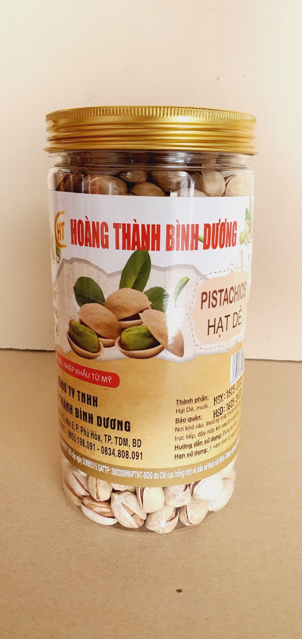 [Combo 2 hũ] 1Kg Hạt Dẻ Cười Cao Cấp thương hiệu Hoàng Thành Bình Dương