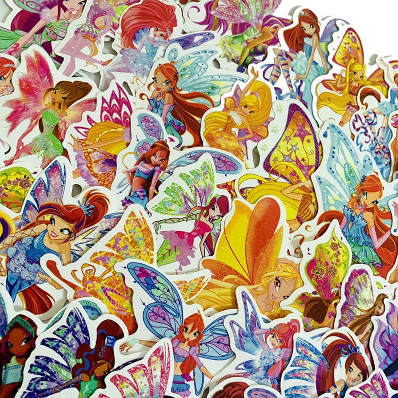 Set 60 Sticker  WINX CÔNG CHÚA PHÉP THUẬT - WinX Princess