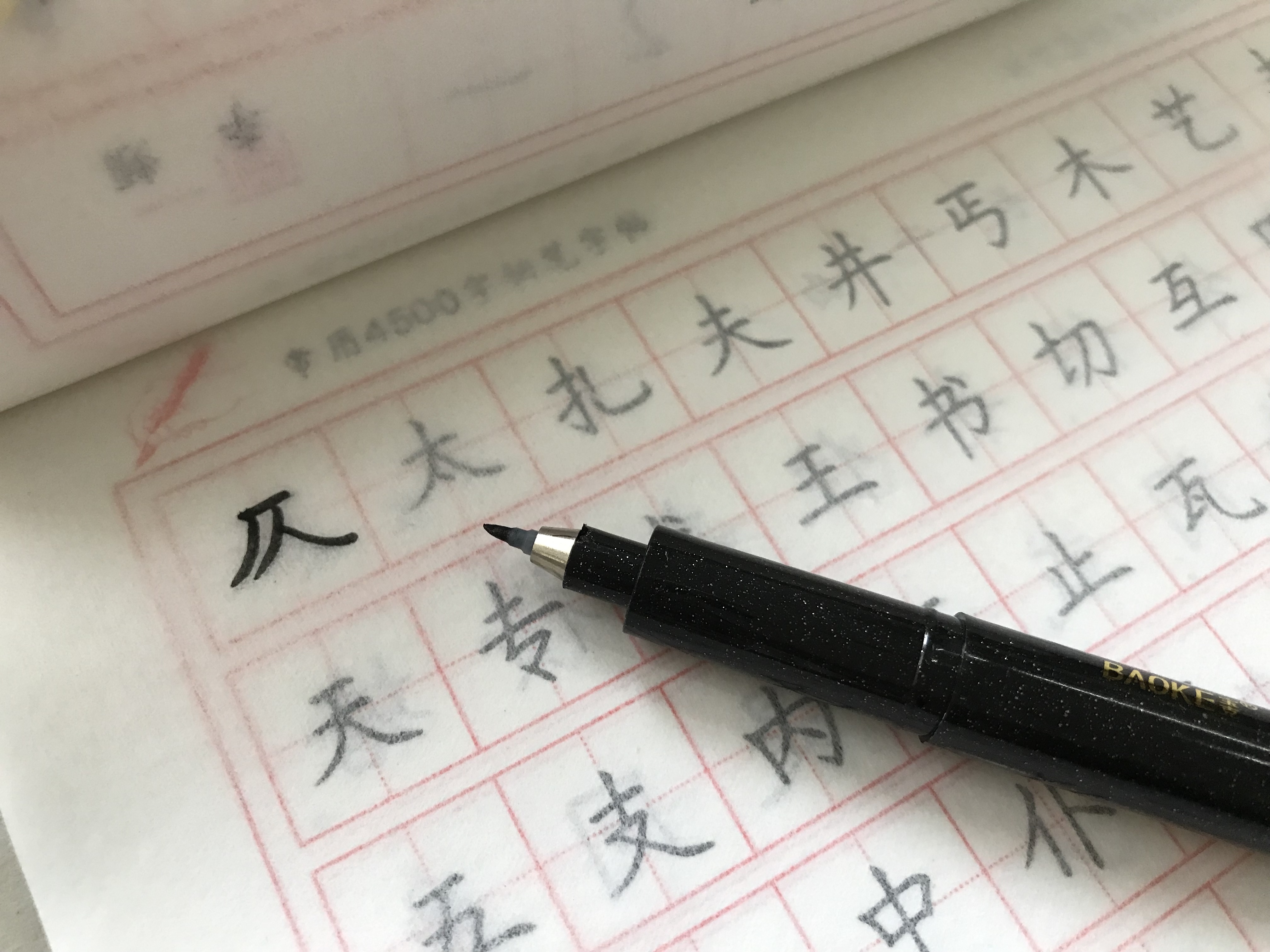 Combo 10 quyển vở luyện viết chữ Hán, chữ Trung Quốc - (không bìa) kèm bút + mực