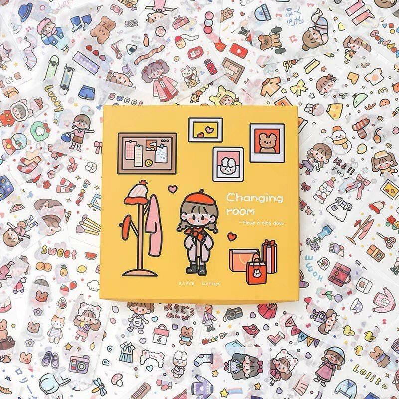 1000 Miếng dán sticker cho bé yêu trang trí