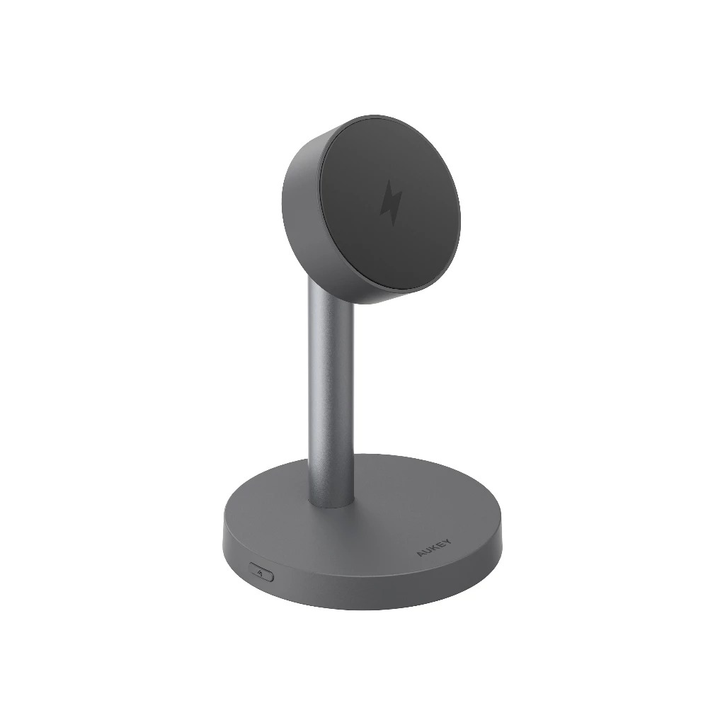 Đế Sạc Không Dây Aukey LC-MC111 MagFusion 1X (Qi2 25W) Chân Đế Gập - Hàng Chính Hãng
