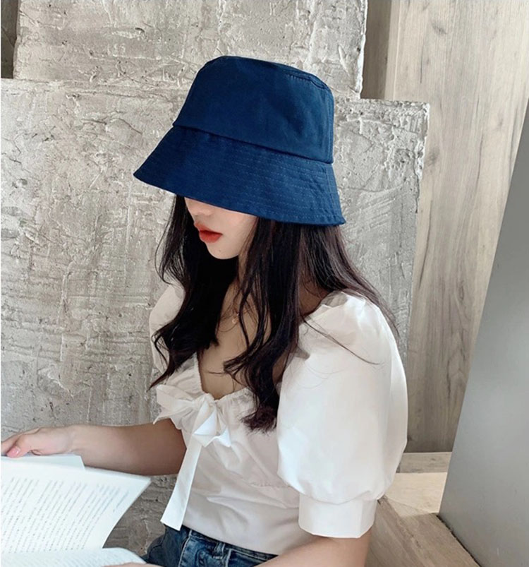 Mũ vành sụp, Mũ vành tròn trơn nhiều màu, Nón kết bucket hottrend cực phong cách MD02