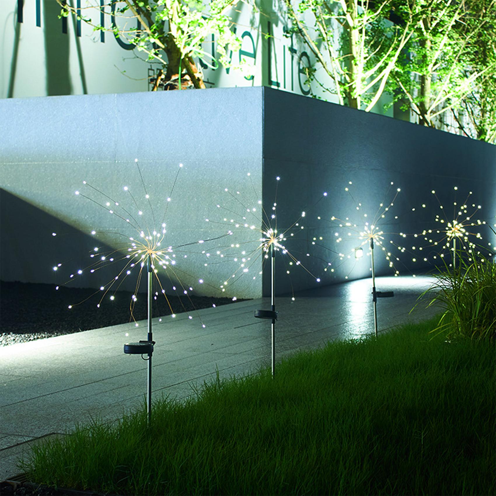 Đèn LED năng lượng mặt trời ánh sáng cho sân vườn, không thấm nước, trang trí cảnh quan